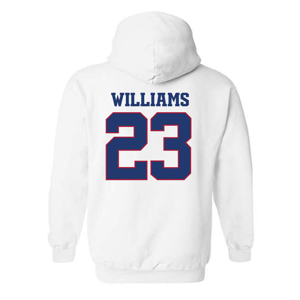 Arkansas - NCAA Football : Ian Williams - Classic Shersey Hooded Sweatshirt-1