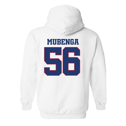 Arkansas - NCAA Football : Ben Mubenga - Classic Shersey Hooded Sweatshirt-1