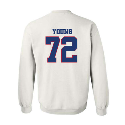 Arkansas - NCAA Football : Tucker Young - Classic Shersey Crewneck Sweatshirt-1
