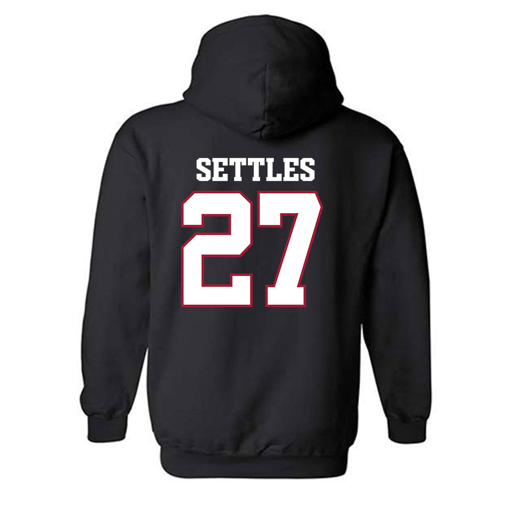 Arkansas - NCAA Football : Cameron Settles - Classic Shersey Hooded Sweatshirt-1