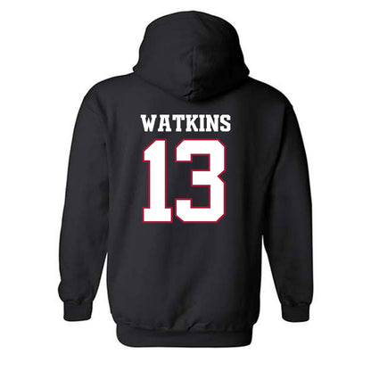 Arkansas - NCAA Football : Jelani Watkins - Classic Shersey Hooded Sweatshirt-1