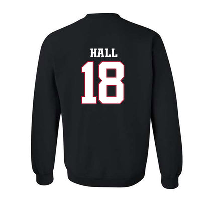 Arkansas - NCAA Football : Jude Hall - Classic Shersey Crewneck Sweatshirt-1