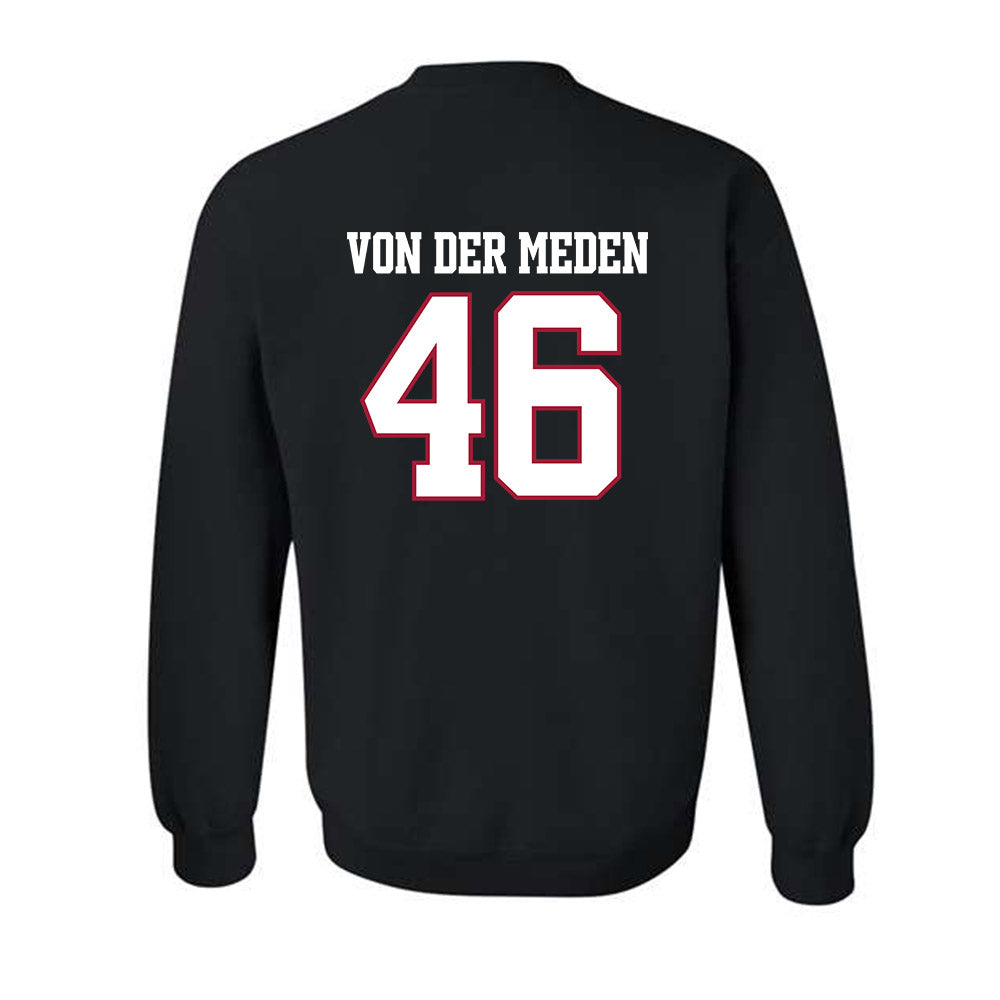 Arkansas - NCAA Football : Charlie von der Meden - Classic Shersey Crewneck Sweatshirt-1