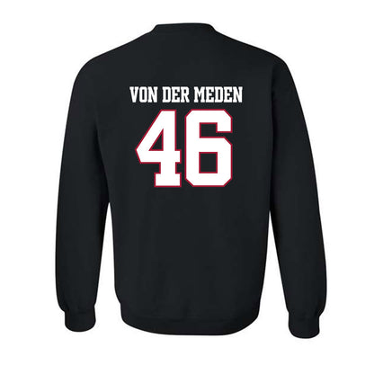 Arkansas - NCAA Football : Charlie von der Meden - Classic Shersey Crewneck Sweatshirt-1