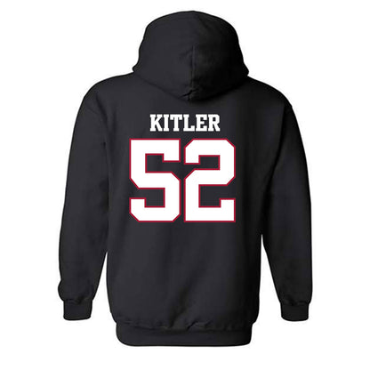 Arkansas - NCAA Football : Caden Kitler - Classic Shersey Hooded Sweatshirt-1