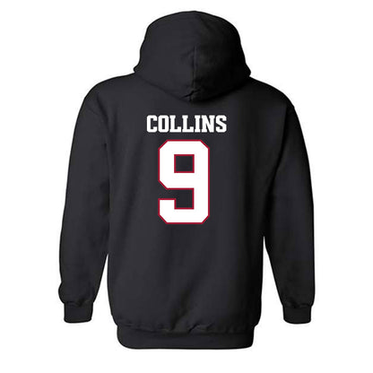 Arkansas - NCAA Football : Charleston Collins - Classic Shersey Hooded Sweatshirt-1