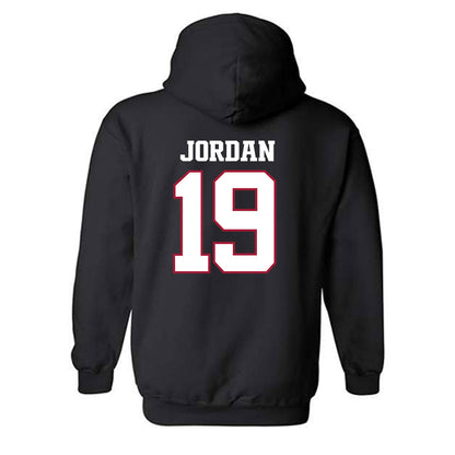 Arkansas - NCAA Football : Antonio Jordan - Classic Shersey Hooded Sweatshirt-1