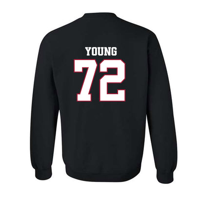 Arkansas - NCAA Football : Tucker Young - Classic Shersey Crewneck Sweatshirt-1
