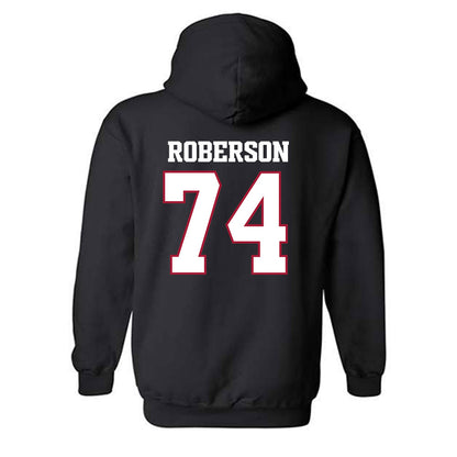 Arkansas - NCAA Football : Terence Roberson - Classic Shersey Hooded Sweatshirt-1