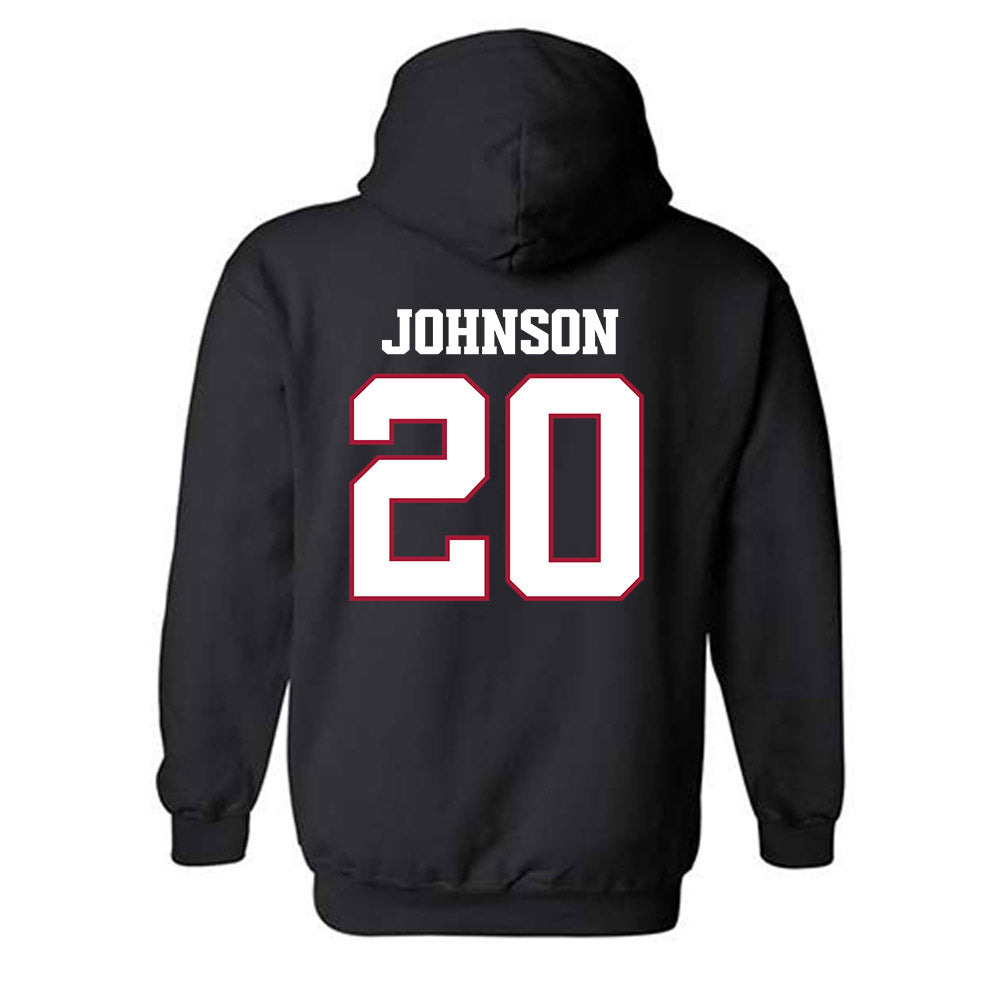 Arkansas - NCAA Football : Jahiem Johnson - Classic Shersey Hooded Sweatshirt-1