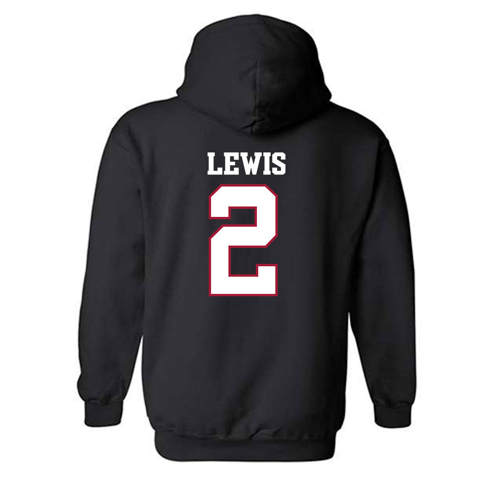 Arkansas - NCAA Football : Shelton Lewis - Classic Shersey Hooded Sweatshirt-1