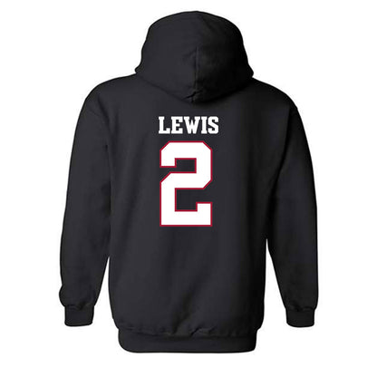 Arkansas - NCAA Football : Shelton Lewis - Classic Shersey Hooded Sweatshirt-1