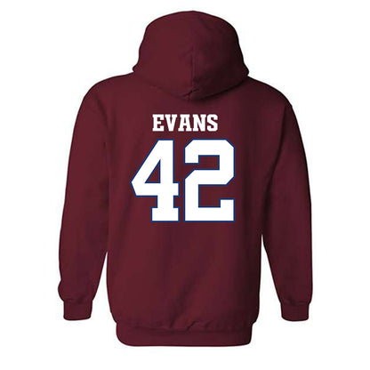 Arkansas - NCAA Football : Jeremy Evans - Classic Shersey Hooded Sweatshirt-1