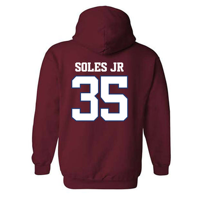 Arkansas - NCAA Football : Steven Soles Jr. - Classic Shersey Hooded Sweatshirt-1