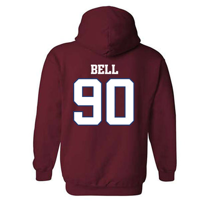 Arkansas - NCAA Football : Caleb Bell - Classic Shersey Hooded Sweatshirt-1