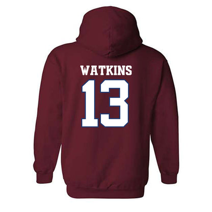Arkansas - NCAA Football : Jelani Watkins - Classic Shersey Hooded Sweatshirt-1