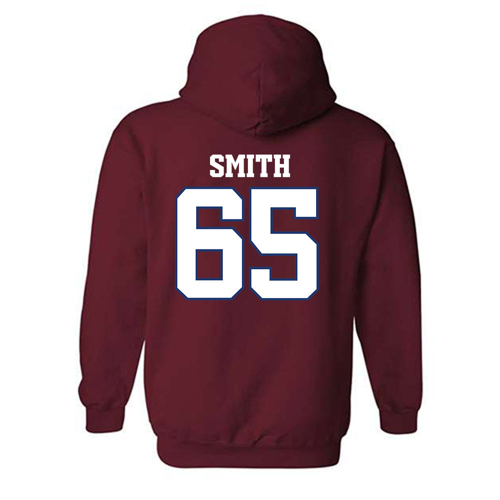 Arkansas - NCAA Football : Aaron Smith - Classic Shersey Hooded Sweatshirt-1