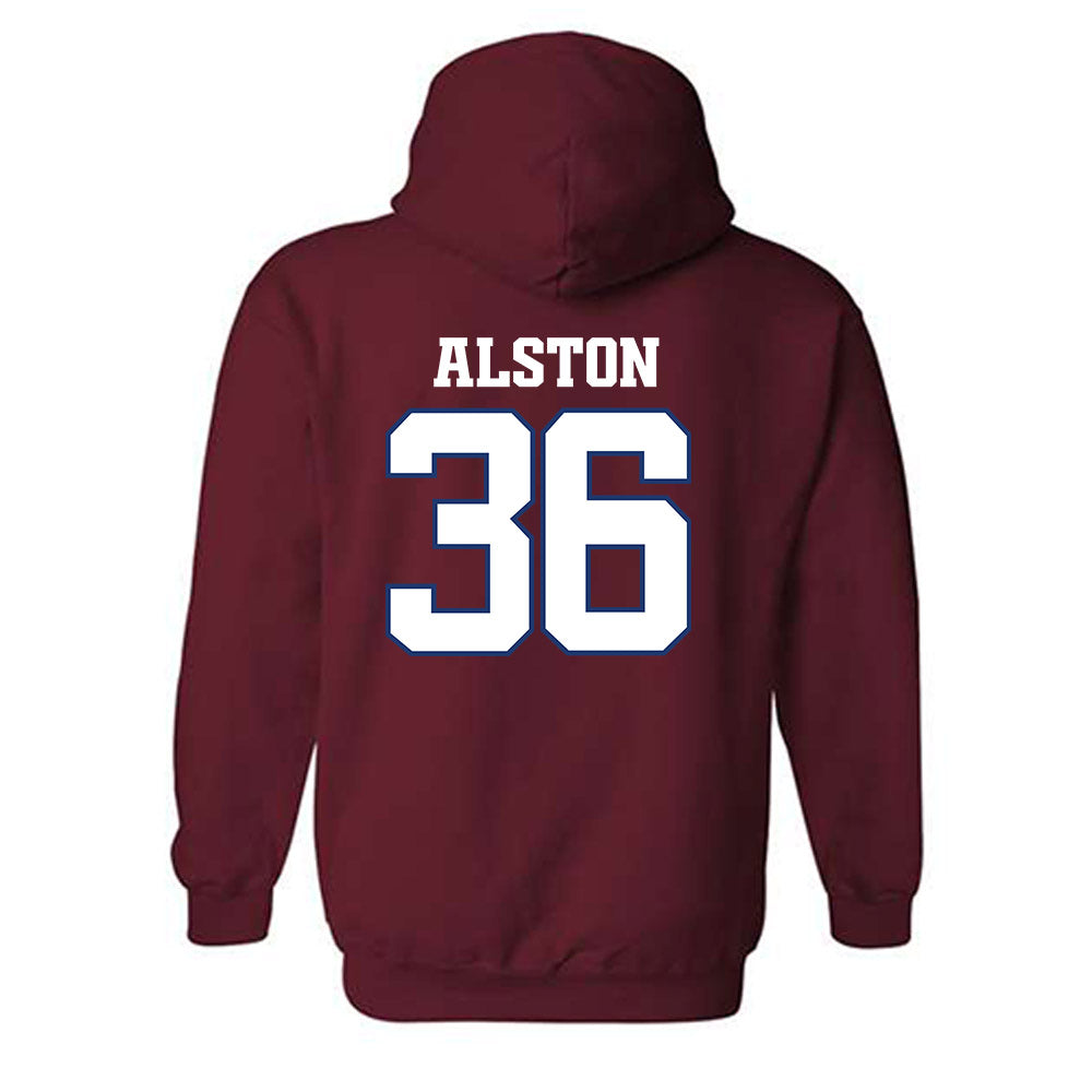 Arkansas - NCAA Football : Brian Alston - Classic Shersey Hooded Sweatshirt-1