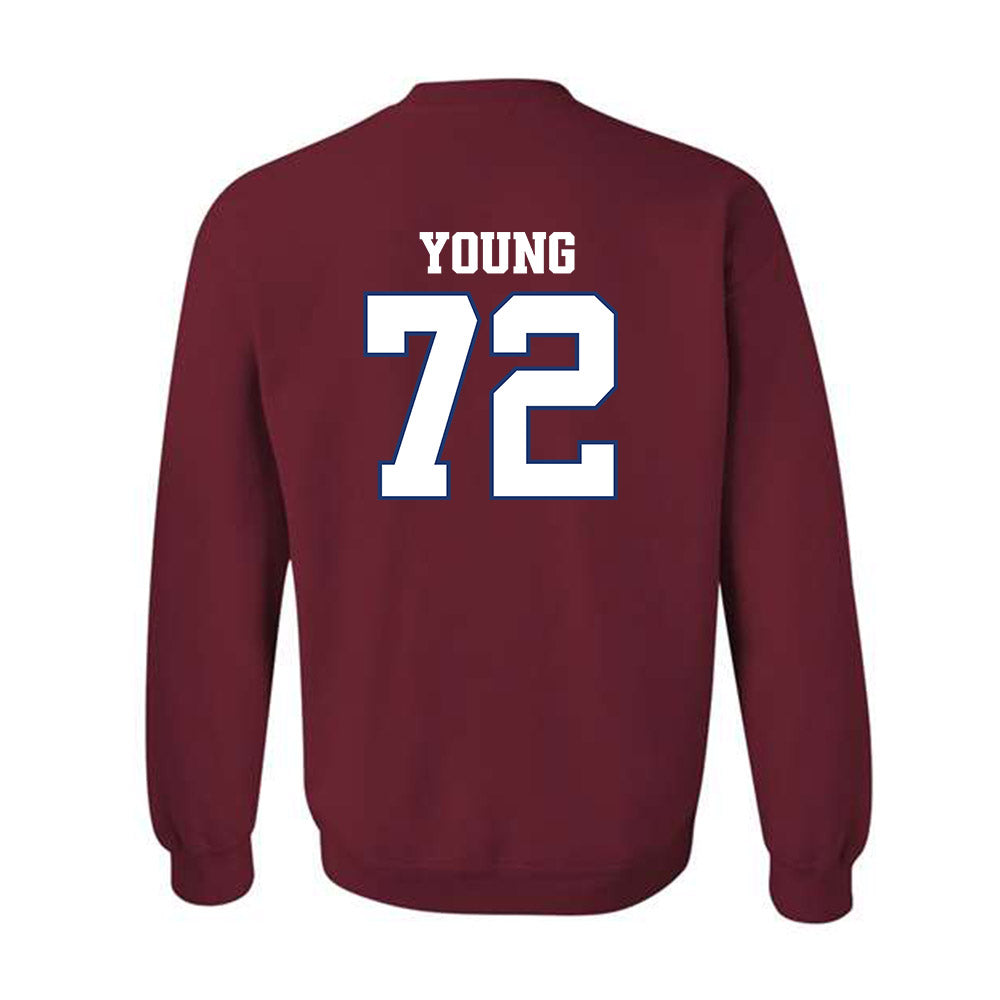 Arkansas - NCAA Football : Tucker Young - Classic Shersey Crewneck Sweatshirt-1