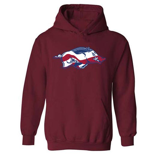 Arkansas - NCAA Football : John Howse IV - Classic Shersey Hooded Sweatshirt-0