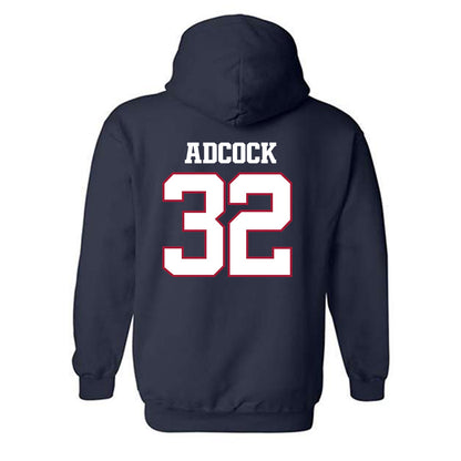 Arkansas - NCAA Football : Matt Adcock - Classic Shersey Hooded Sweatshirt-1