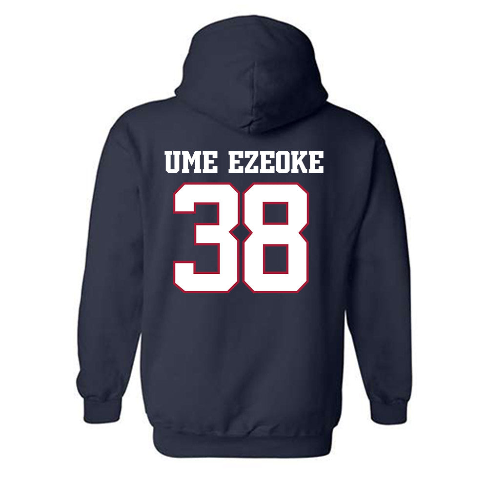 Arkansas - NCAA Football : Bradley Ume-Ezeoke - Classic Shersey Hooded Sweatshirt-1