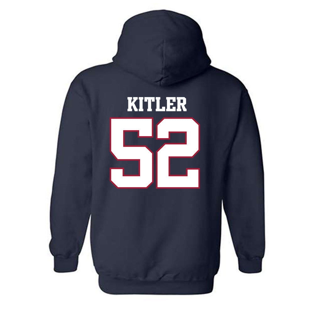 Arkansas - NCAA Football : Caden Kitler - Classic Shersey Hooded Sweatshirt-1