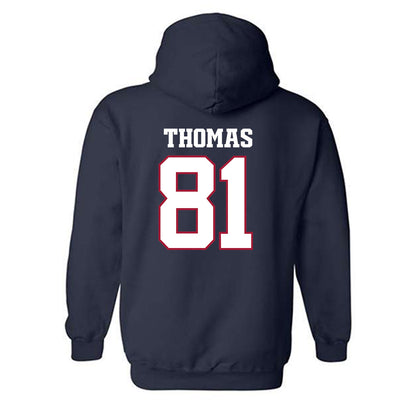 Arkansas - NCAA Football : Dai'Shaun Thomas - Classic Shersey Hooded Sweatshirt-1