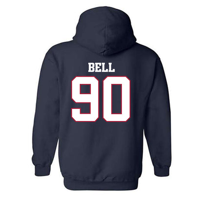 Arkansas - NCAA Football : Caleb Bell - Classic Shersey Hooded Sweatshirt-1