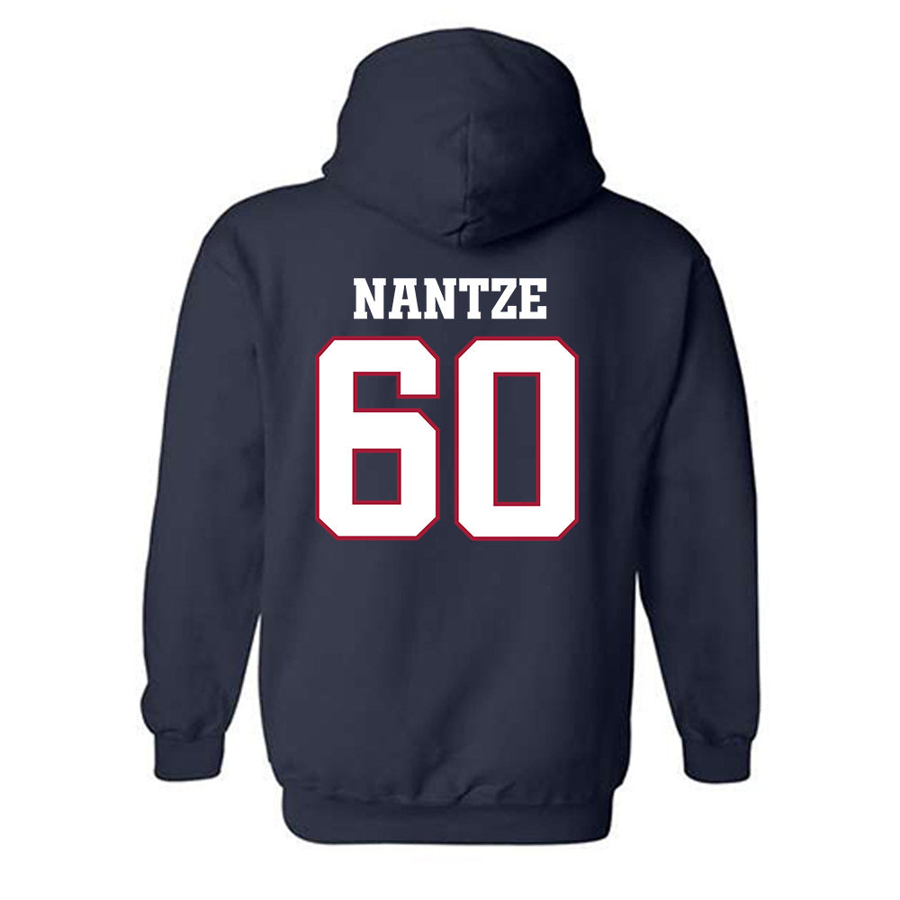 Arkansas - NCAA Football : Jonas Nantze - Classic Shersey Hooded Sweatshirt-1