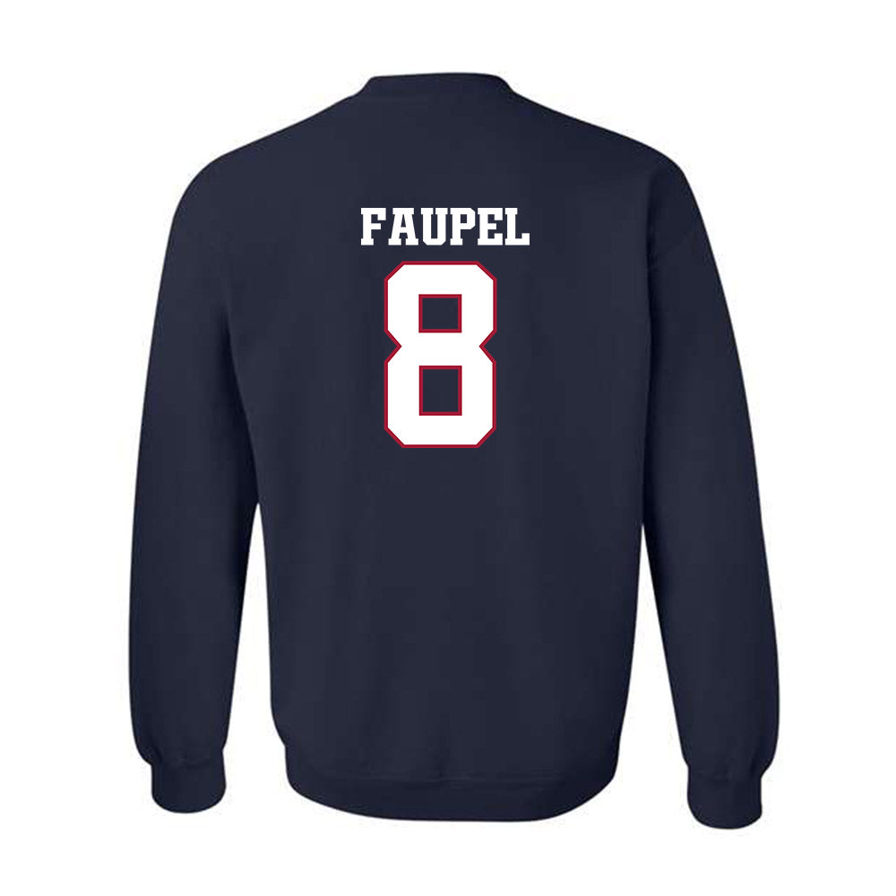 Arkansas - NCAA Football : Donovan Faupel - Classic Shersey Crewneck Sweatshirt-1