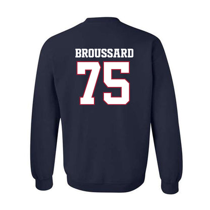 Arkansas - NCAA Football : Kavion Broussard - Classic Shersey Crewneck Sweatshirt-1