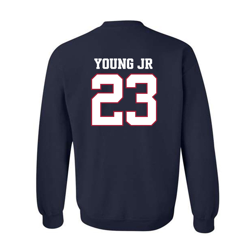 Arkansas - NCAA Football : Kevin Young Jr. - Classic Shersey Crewneck Sweatshirt-1