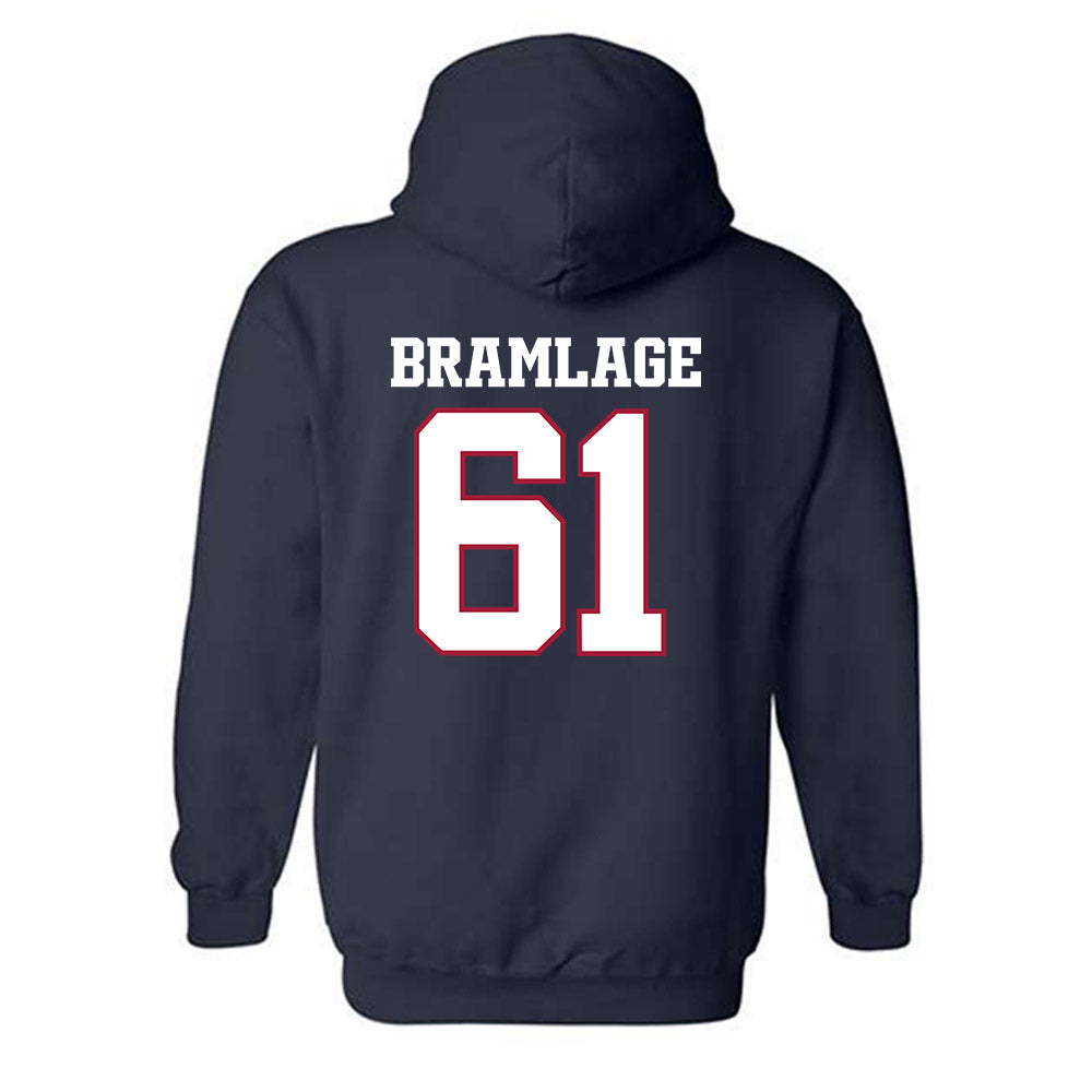 Arkansas - NCAA Football : Kaden Bramlage - Classic Shersey Hooded Sweatshirt-1