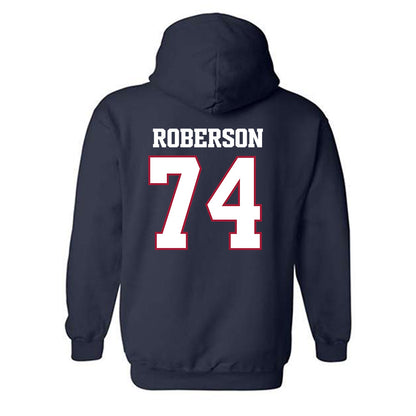 Arkansas - NCAA Football : Terence Roberson - Classic Shersey Hooded Sweatshirt-1
