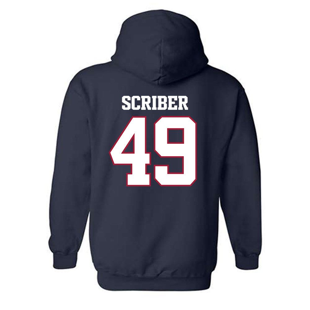 Arkansas - NCAA Football : Braxton Scriber - Classic Shersey Hooded Sweatshirt-1
