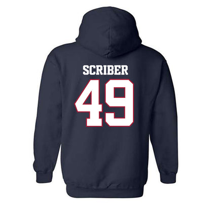 Arkansas - NCAA Football : Braxton Scriber - Classic Shersey Hooded Sweatshirt-1
