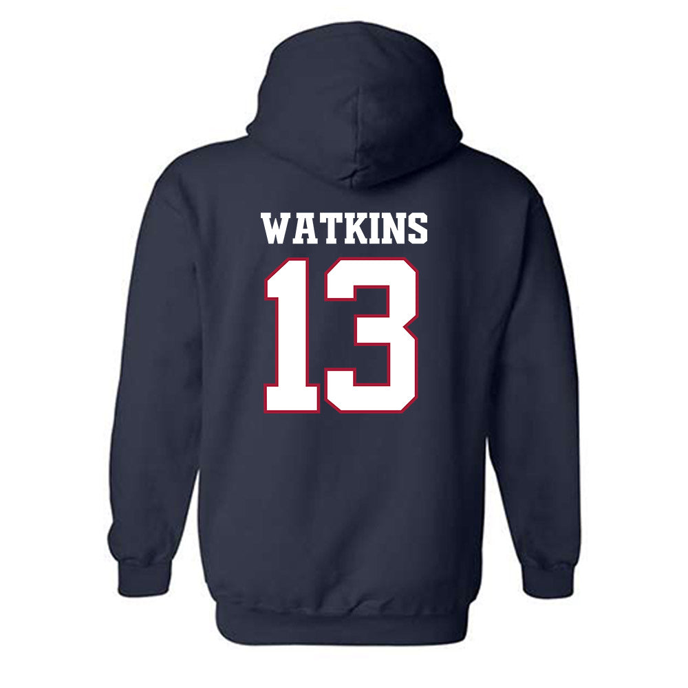 Arkansas - NCAA Football : Jelani Watkins - Classic Shersey Hooded Sweatshirt-1