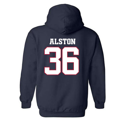 Arkansas - NCAA Football : Brian Alston - Classic Shersey Hooded Sweatshirt-1