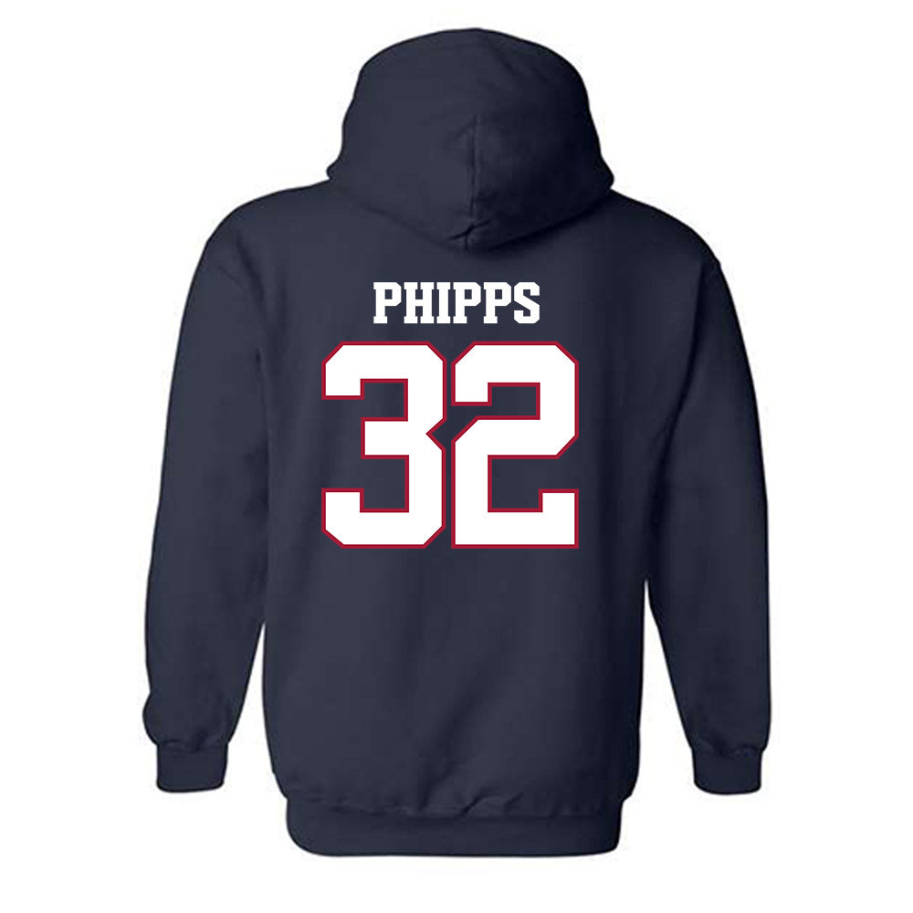 Arkansas - NCAA Football : Landon Phipps - Classic Shersey Hooded Sweatshirt-1