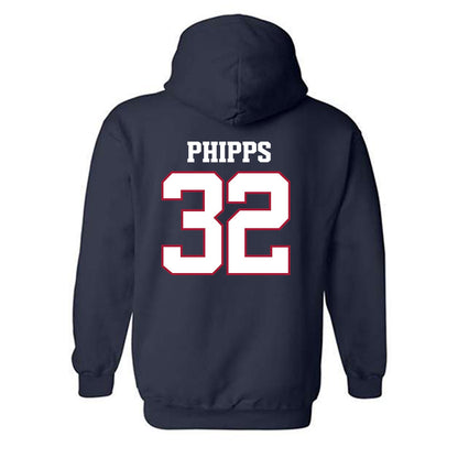 Arkansas - NCAA Football : Landon Phipps - Classic Shersey Hooded Sweatshirt-1