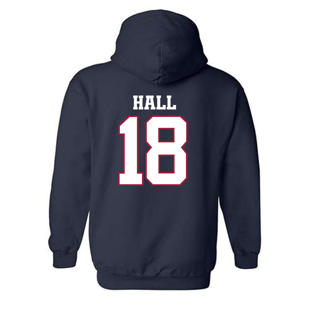Arkansas - NCAA Football : Jude Hall - Classic Shersey Hooded Sweatshirt-1