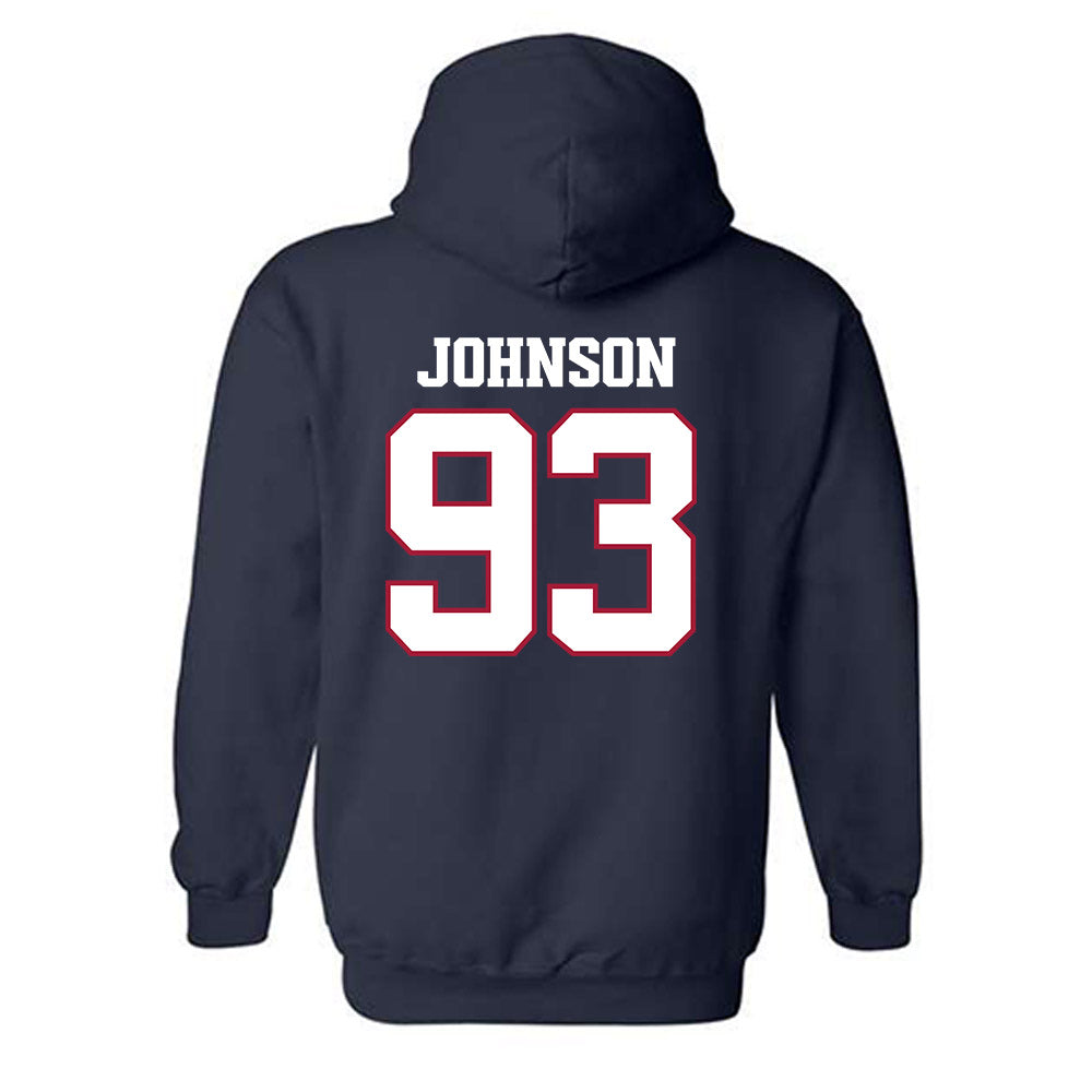 Arkansas - NCAA Football : Keiundre Johnson - Classic Shersey Hooded Sweatshirt-1