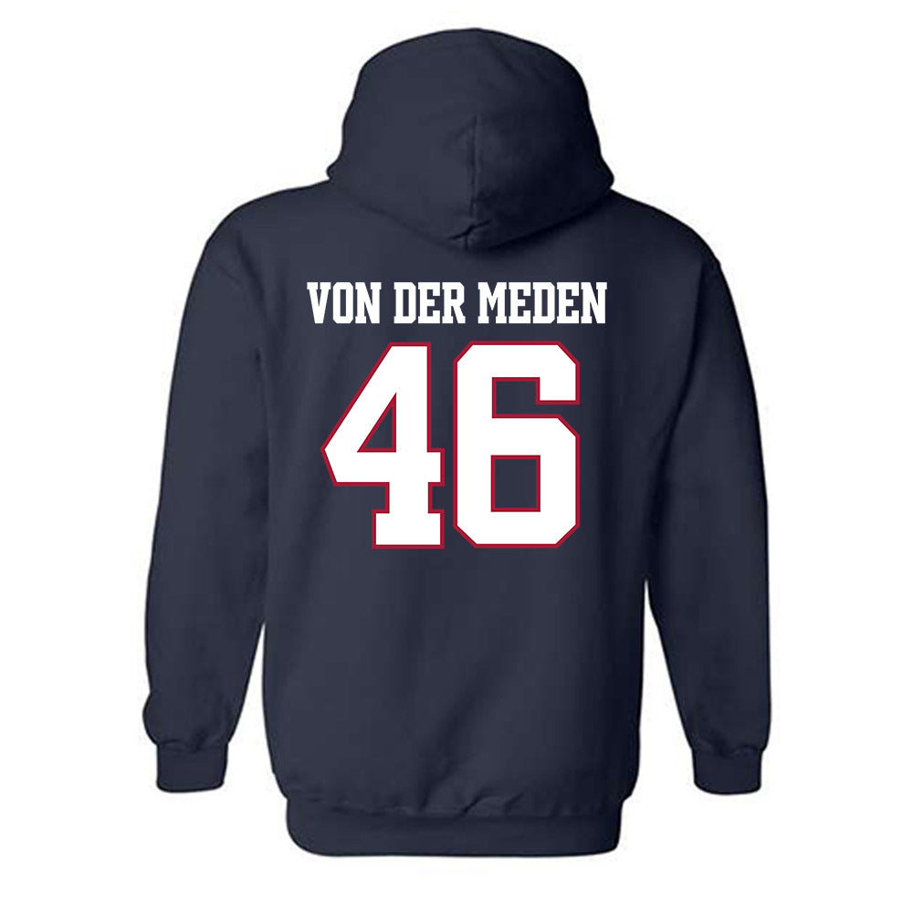 Arkansas - NCAA Football : Charlie von der Meden - Classic Shersey Hooded Sweatshirt-1
