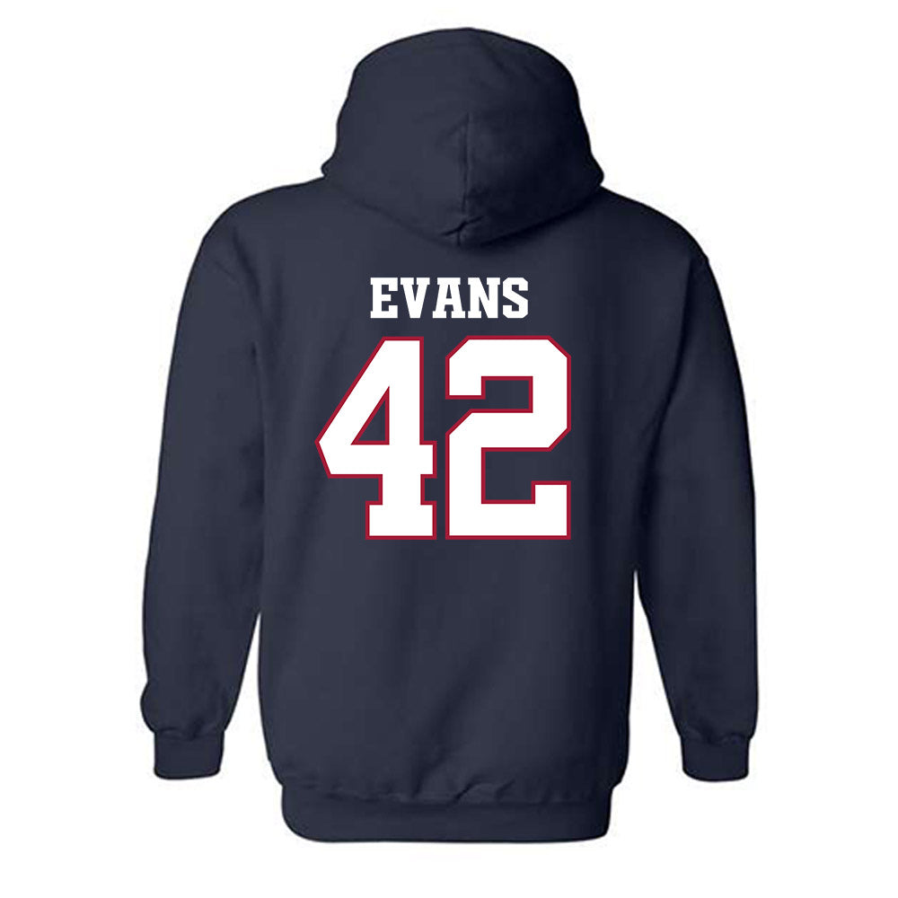 Arkansas - NCAA Football : Jeremy Evans - Classic Shersey Hooded Sweatshirt-1