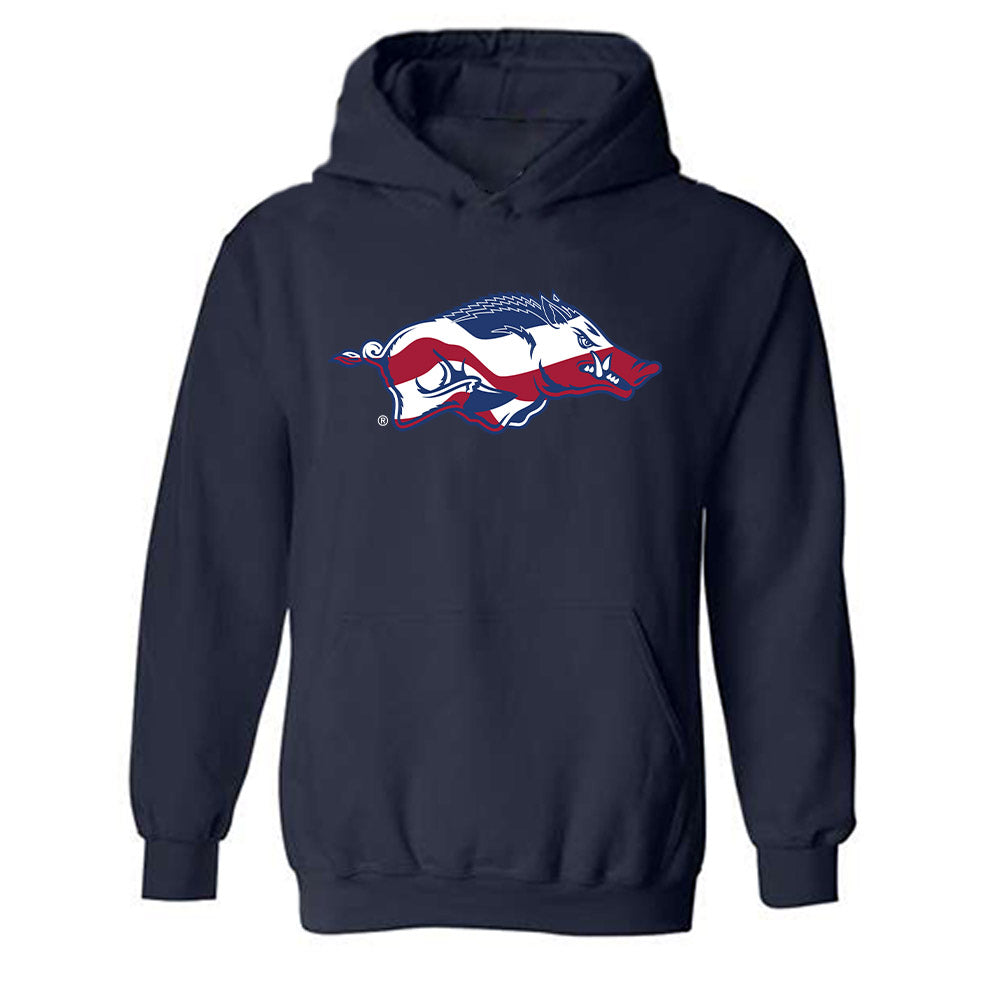 Arkansas - NCAA Football : Braxton Scriber - Classic Shersey Hooded Sweatshirt-0