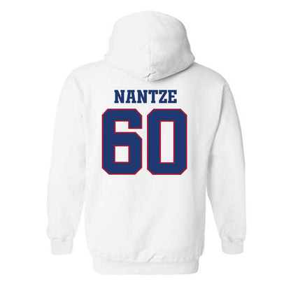Arkansas - NCAA Football : Jonas Nantze - Classic Shersey Hooded Sweatshirt-1