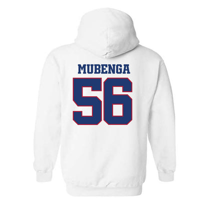 Arkansas - NCAA Football : Ben Mubenga - Classic Shersey Hooded Sweatshirt-1