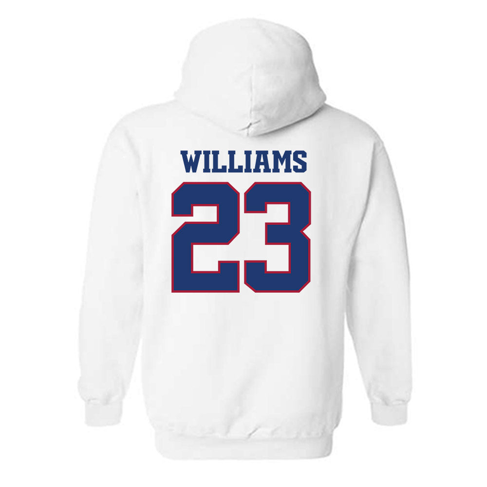 Arkansas - NCAA Football : Ian Williams - Classic Shersey Hooded Sweatshirt-1