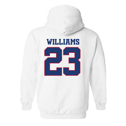 Arkansas - NCAA Football : Ian Williams - Classic Shersey Hooded Sweatshirt-1